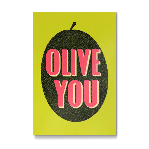 Galerie-Print "Olive You Love" 75x50 cm artboxONE