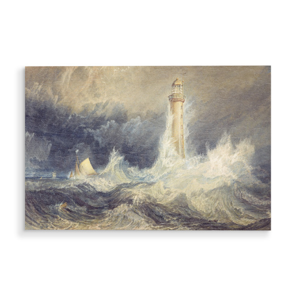 Holzbild "Bell Rock Leuchtturm" artboxONE - Reise / Strand und Meer,Für Mama,Für Papa