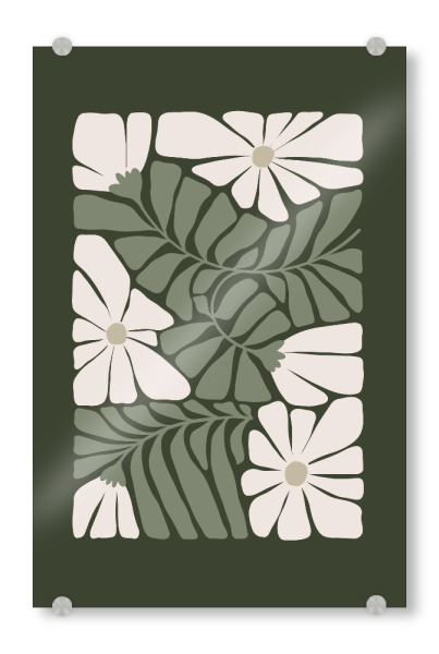 Acrylglasbild "Garten ruhig" artboxONE - Natur,Floral,Abstrakt