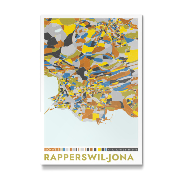 Galerie-Print "Rapperswil-Jona Color" 75x50 cm artboxONE
