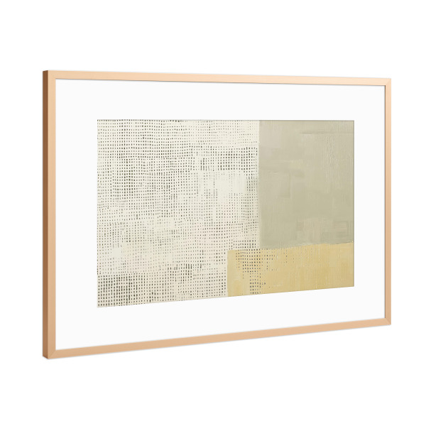 Poster mit Rahmen Kupfer "Struktur der Leichtigkeit" artboxONE - Natur,Abstrakt,Geometrie
