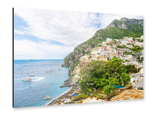 Alu-Dibond "Amalfiküste in Positano" 75x50 cm artboxONE