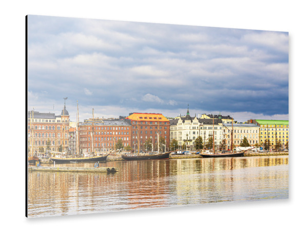 Alu-Dibond "Historische Gebäude in Helsinki" 75x50 cm artboxONE