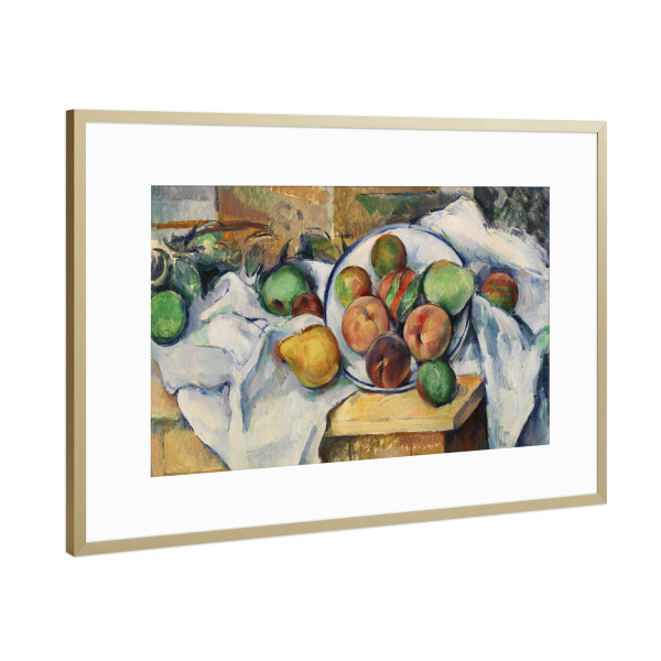 Poster mit Rahmen Gold "Eine Tischecke" artboxONE - Für Mama,Für Papa