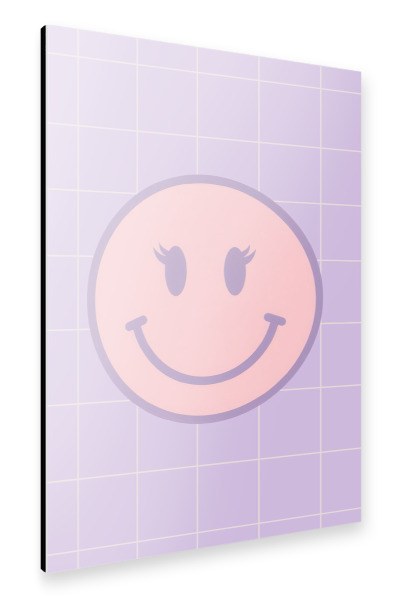 Alu-Dibond "Smiley" 30x20 cm artboxONE