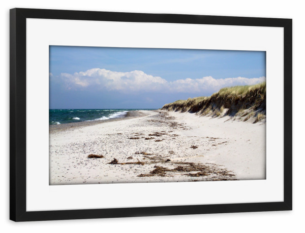 Poster mit Rahmen schwarz "Wilde Ostseeküste" artboxONE - Natur,Reise,Reise / Strand und Meer,Reise / Länder