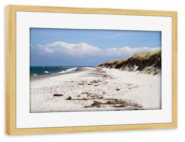 Poster mit Rahmen kiefer "Wilde Ostseeküste" artboxONE - Natur,Reise,Reise / Strand und Meer,Reise / Länder