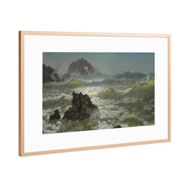 Poster mit Rahmen Kupfer "Seal Rock, Kalifornien" artboxONE - Reise / Strand und Meer,Für Mama,Für Papa