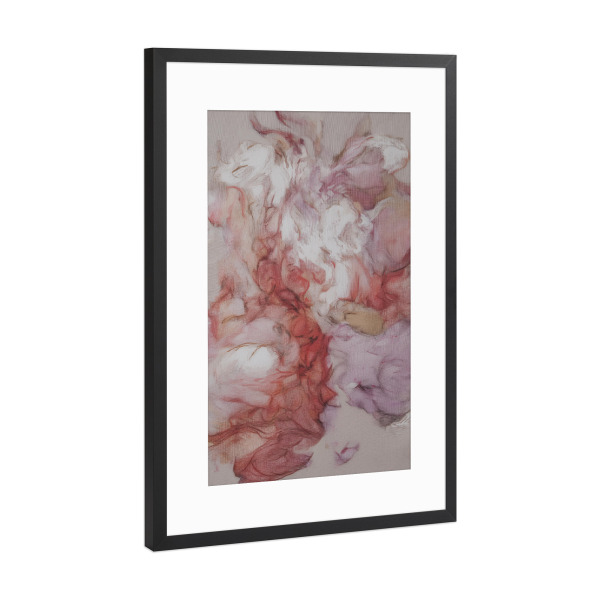 Poster mit Rahmen Schwarz (Metallic) "Romantische Abstrakt Liebe" artboxONE - Natur,Abstrakt,Marmor
