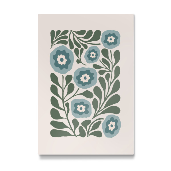 Galerie-Print "Blumentanz in Blau" 30x20 cm artboxONE