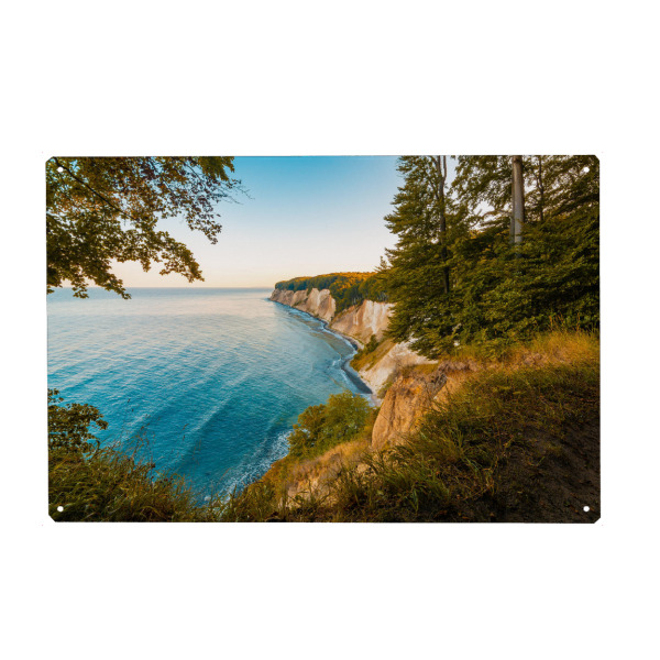 Holzbild "Kreidefelsen auf Insel Rügen" artboxONE - Natur,Reise / Strand und Meer