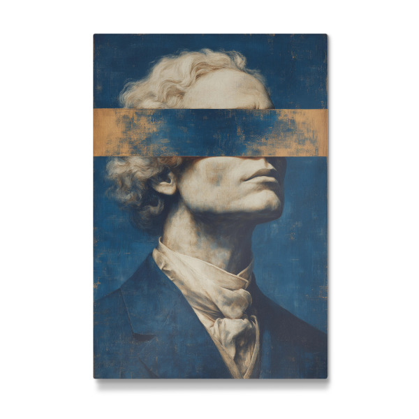 Galerie-Print "Mann ohne Blick" 75x50 cm artboxONE