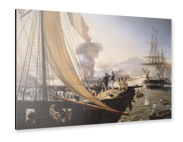 Alu-Dibond "Einnahme von Fort San Juan de Ulua" 75x50 cm artboxONE