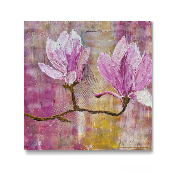 Galerie-Print "Pinke Magnolien" 30x30 cm artboxONE
