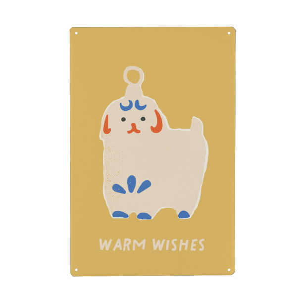 Holzbild "Happy Christmas (60)" artboxONE - Für Kinder,Weihnachten,Für Mama