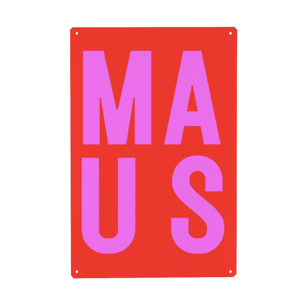 Metall Poster "Maus - Kosename" artboxONE - Typografie,Liebe,Buchstaben,Lustig