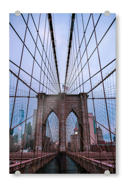 Acrylglasbild "Brooklyn Bridge New York" artboxONE - Natur,Reise,Reise / Länder