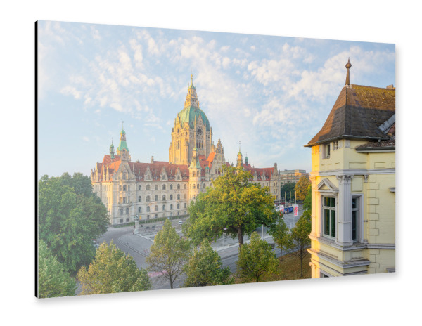 Alu-Dibond "Neues Rathaus in Hannover" 30x20 cm artboxONE