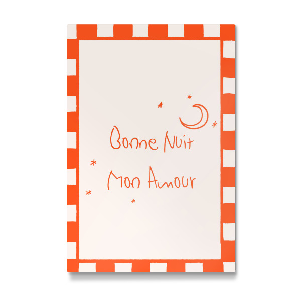 Galerie-Print "Bonne Nuit Mon Amour" 30x20 cm artboxONE