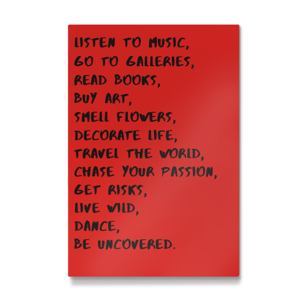 Galerie-Print "Live Wild List" 75x50 cm artboxONE