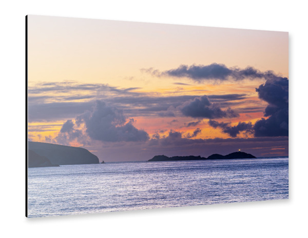 Alu-Dibond "Abends vor den Shetlandinseln" 30x20 cm artboxONE