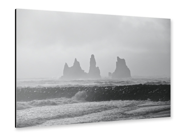 Alu-Dibond "Felszacken im Meer" 30x20 cm artboxONE