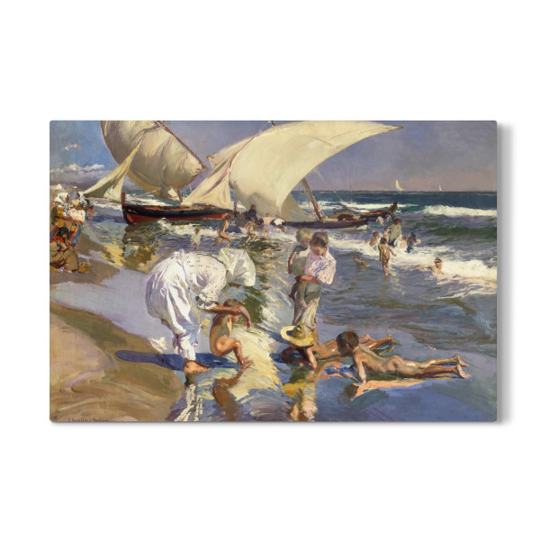Galerie-Print "Strand von Valencia" 30x20 cm artboxONE