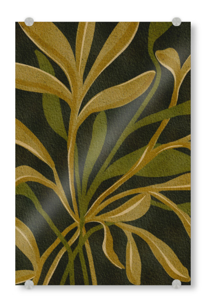 Acrylglasbild "Earthy botanical" artboxONE - Natur,Floral,Abstrakt