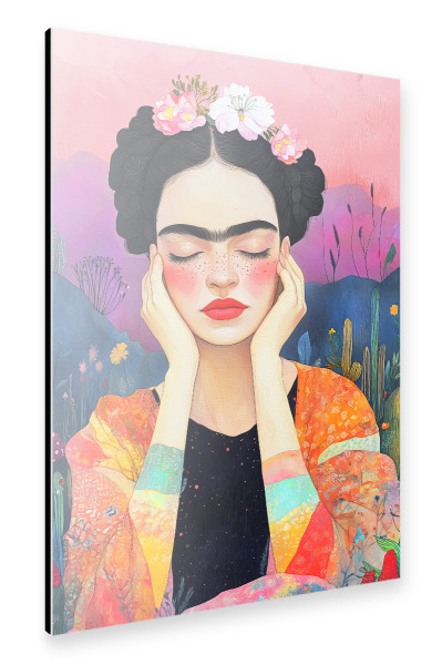 Alu-Dibond "Frida-Porträt Z" 30x20 cm artboxONE