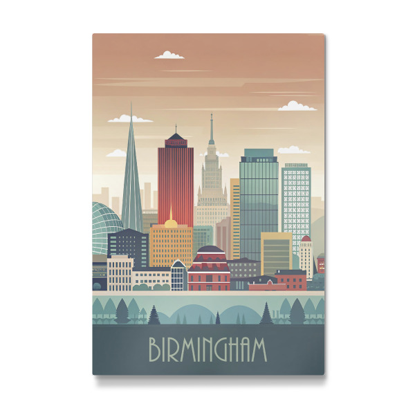 Galerie-Print "Skyline von Birmingham" 30x20 cm artboxONE