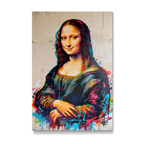 Galerie-Print "Mona Lisa-Graffiti" 30x20 cm artboxONE