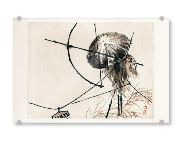Acrylglasbild "Bogenschütze von Kōno Bairei" artboxONE - Menschen,Reise / Asien,Männer - Bogenschütze,Japan,Malerei,Gemälde,Kunst,Kōno bairei,Krieger