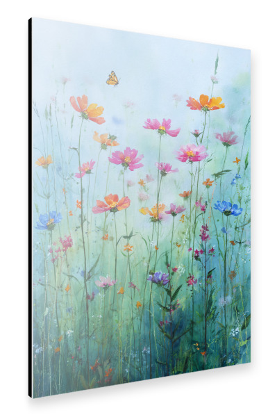 Alu-Dibond "Wiesenblumen im Sommer C (matart)" 30x20 cm artboxONE