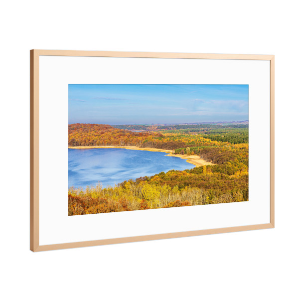 Poster mit Rahmen Kupfer "Herbstliche Wälder auf Rügen" artboxONE - Natur,Reise