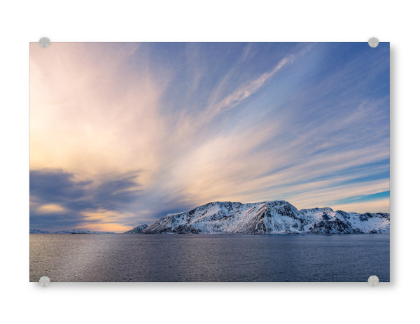 Acrylglasbild "Sonnenuntergang, Berge und Felsen" artboxONE - Natur,Reise,Reise / Strand und Meer,Reise / Länder