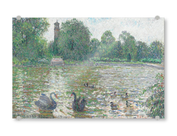 Acrylglasbild "Ziersee in Kew Gardens" artboxONE - Städte / London,Natur,Reise