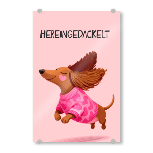 Hereingedackelt Art