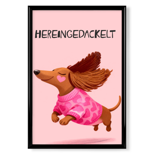 Hereingedackelt Art
