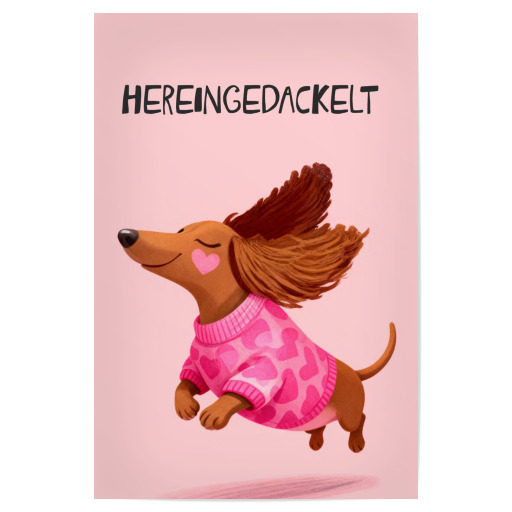 Hereingedackelt Art