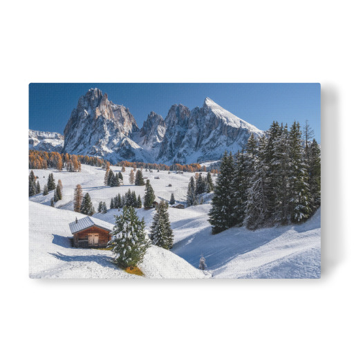 Schnee auf der Seiser Alm