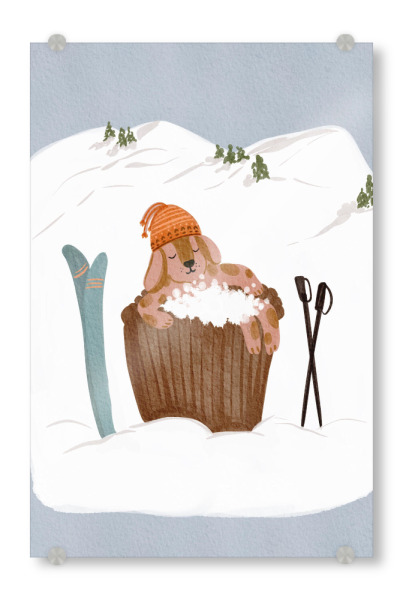 Acrylglasbild "Bubble Bath" artboxONE - Tiere,Sport