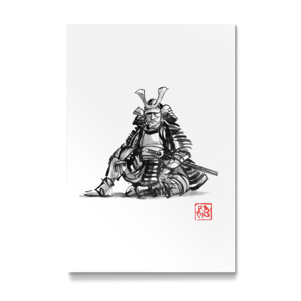 Galerie-Print "Sitting samurai" 30x20 cm artboxONE