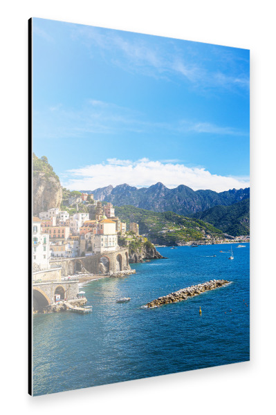 Alu-Dibond "Atrani am Mittelmeer" 30x20 cm artboxONE