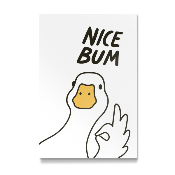 Galerie-Print "Nice Bum Goose" 75x50 cm artboxONE