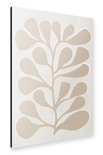 Alu-Dibond "Zarte Natur Silhouette" 75x50 cm artboxONE