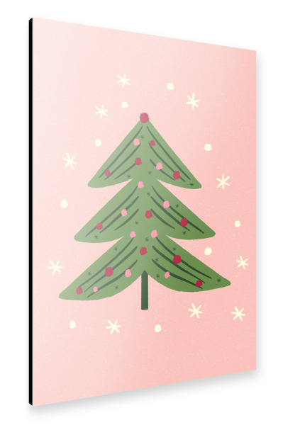 Alu-Dibond "Dekorierter Weihnachtsbaum" 30x20 cm artboxONE