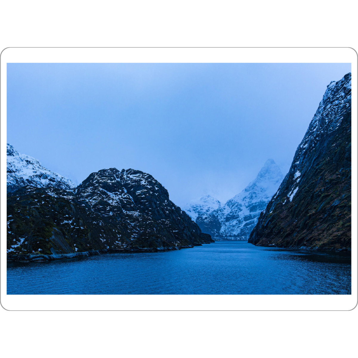 Tischset "Berge und Felsen am Trollfjord" artboxONE - Natur,Reise,Reise / Strand und Meer,Reise / Länder