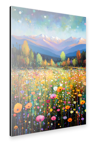 Alu-Dibond "Bergblumen B (matart)" 30x20 cm artboxONE