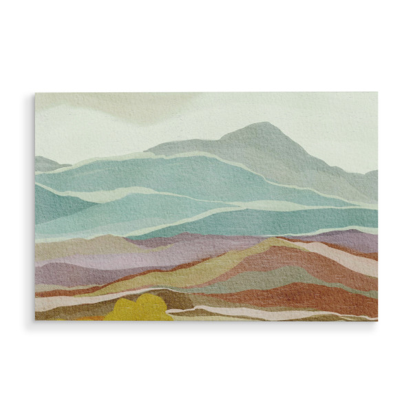 Holzbild "Vibrant landscape" artboxONE - Natur,Reise,Abstrakt