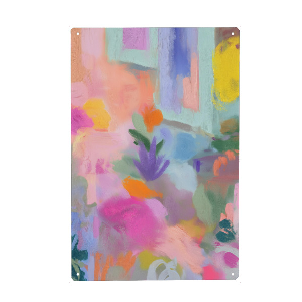 Holzbild "Florale Sommertage" artboxONE - Natur,Floral,Abstrakt